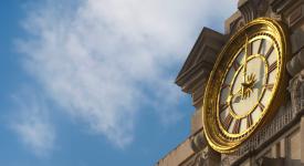 Tower and clouds from the west in the morning 2019 Tower clouds from the west morning day daytime low angle closeup of clock